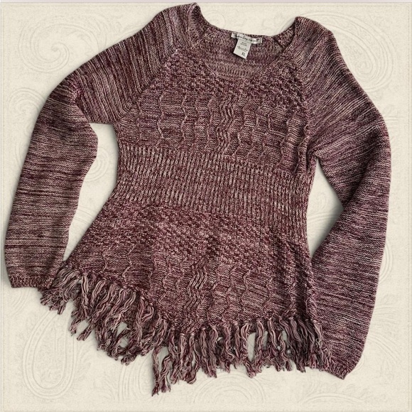 American Rag 100% cotton Fringe Hem Sweater size XL - Picture 1 of 5